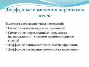 Диффузно неоднородные изменения структуры синусов обеих почек