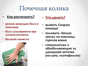 Если приступ почек что делать