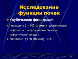 Как повысить клубочковую фильтрацию почек медикаментозно