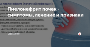 Ломит почки при простуде