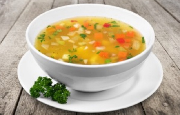 Готовый овощной суп