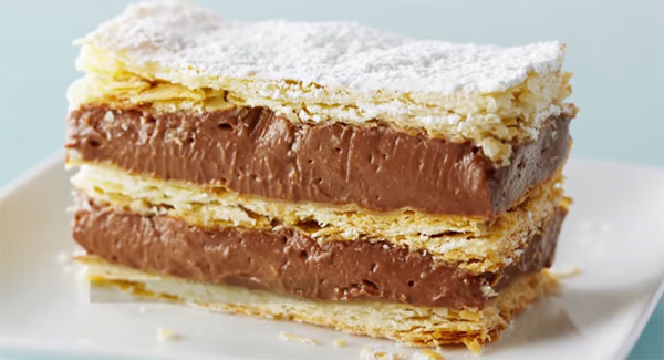 Шоколадный наполеон