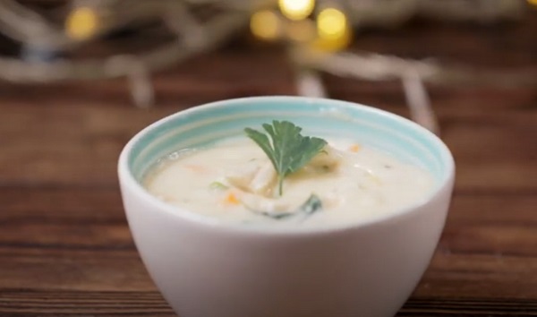 Готовый кремовый суп
