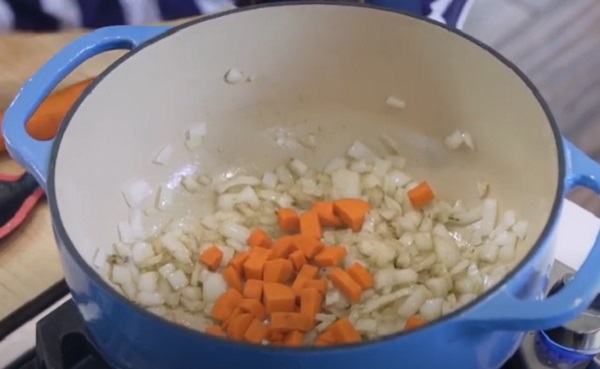 Тушение овощей