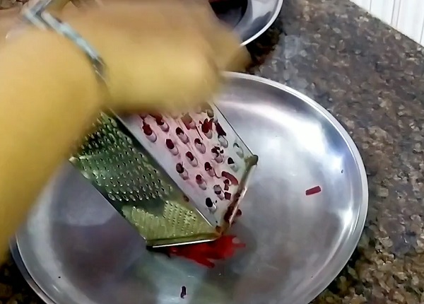 Натирание на терке