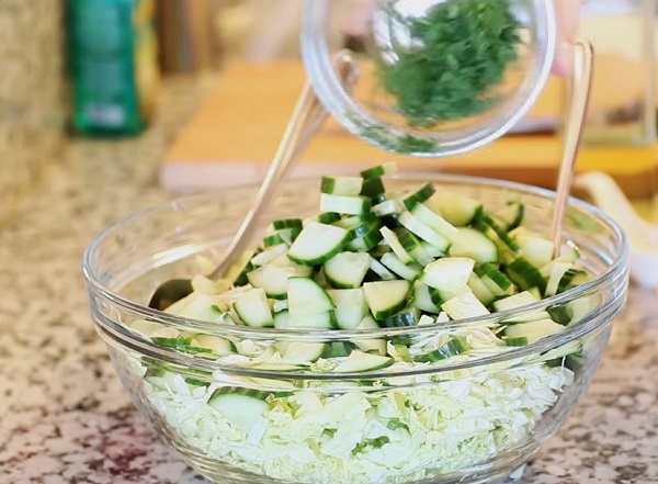 Добавление укропа