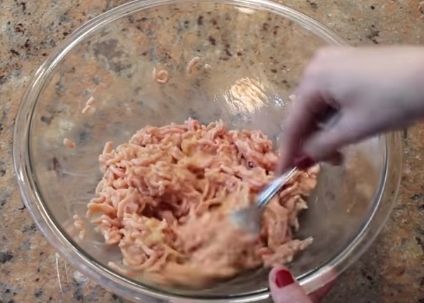 Добавление фарша