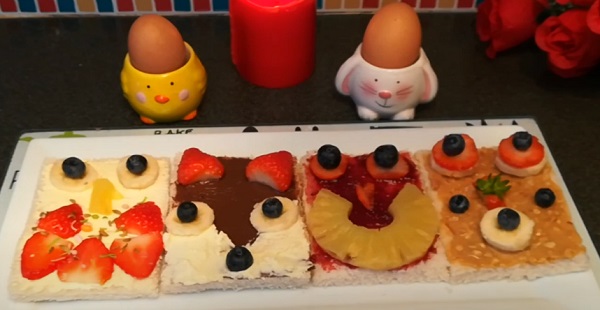 Четыре сладких бутерброда