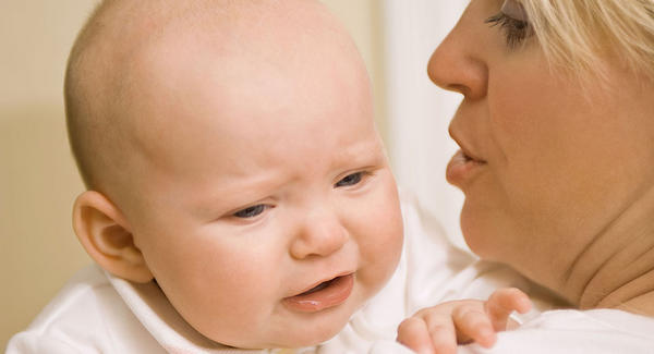 Грудничок, больной коклюшем