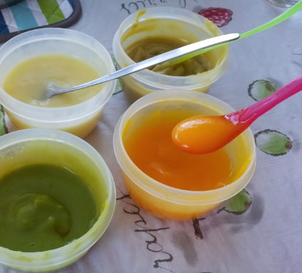 Несколько разновидностей чпюре для ввода в прикорм