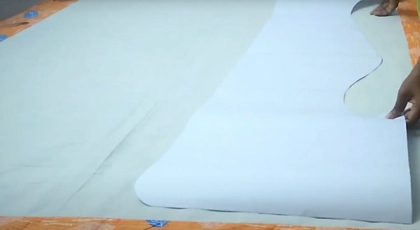 Вырезанная выкройка