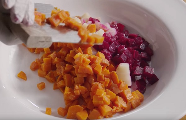 Смешивание ингредиентов