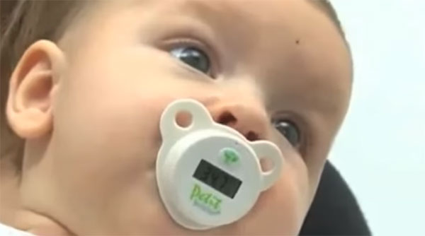 Соска-термометр