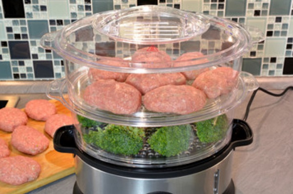 Котлеты в пароварке