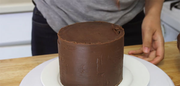 Застывший шоколад