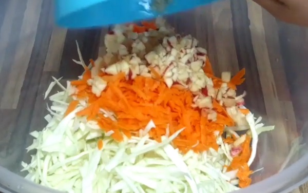 Добавление яблока