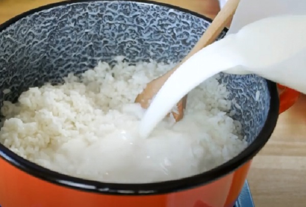 Добавление молока