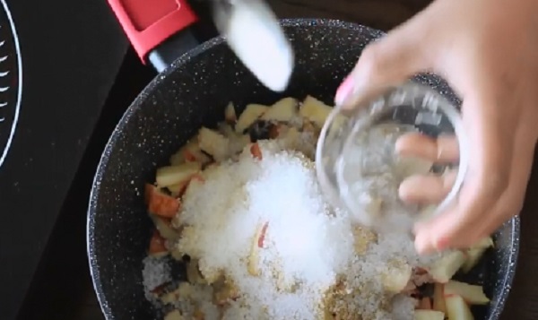 Добавление сахара