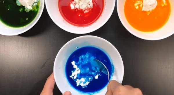 Размешивание крахмала