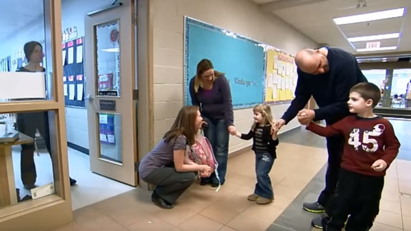 Первый день в саду