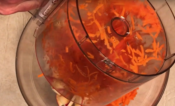 Пересыпание моркови