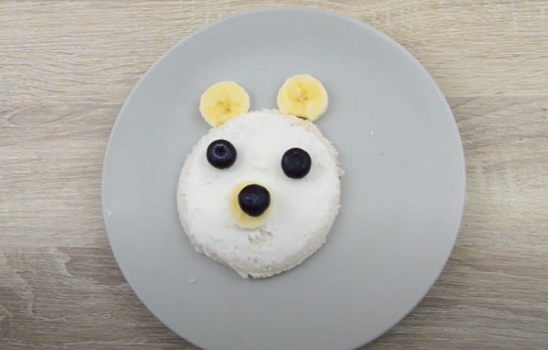 Создание мордашки медвежонка