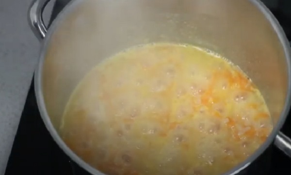 Каша варится