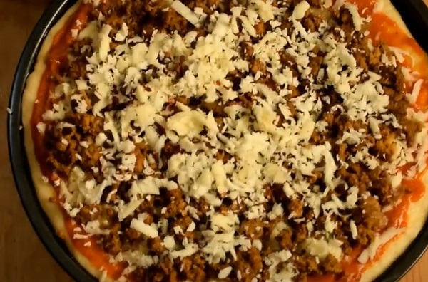 Добавление моцареллы