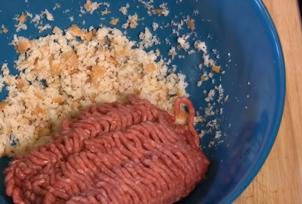 Добавление фарша