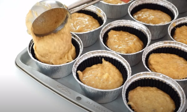 Тесто в формочках