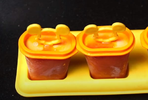 Мороженое, вынутое из морозилки