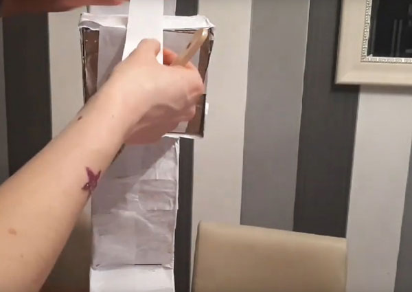 Обклеивание туловища