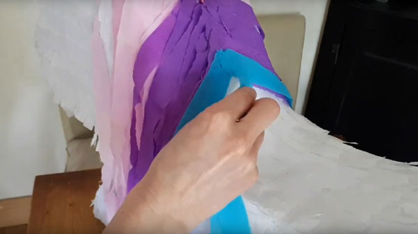 Приклеивание гривы