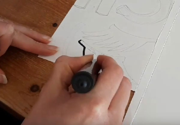 Раскрашивание ресниц