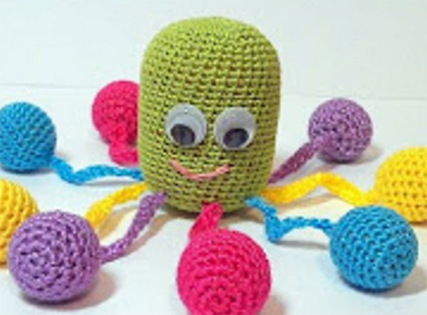 Погремушка осьминожек