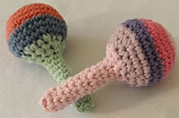 Самодельные погремушки с ручкой