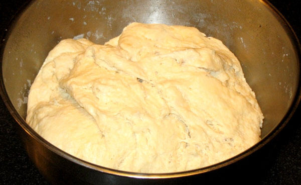 Выросшее тесто