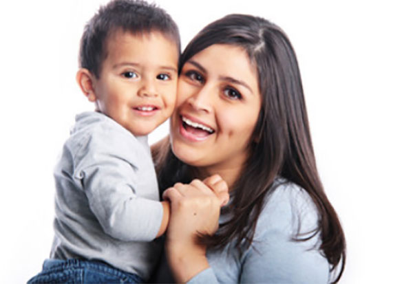 Мама с сыном