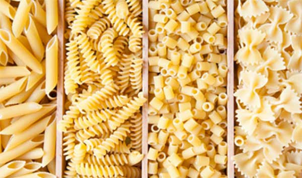 4 типа макарон