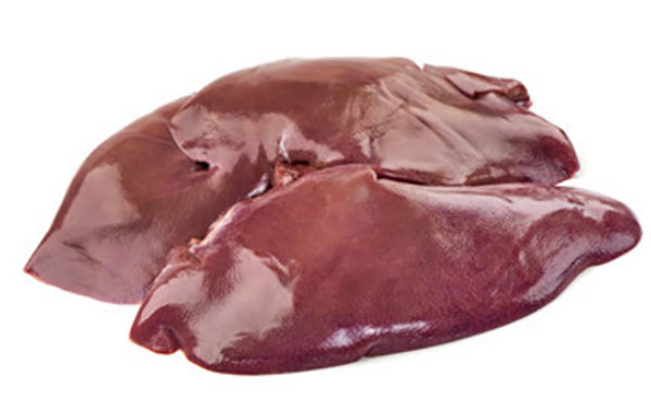 Сырая свиная печень