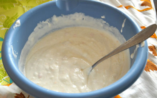 Миска с тестом