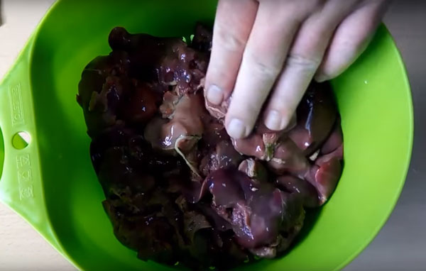 Промытая печень