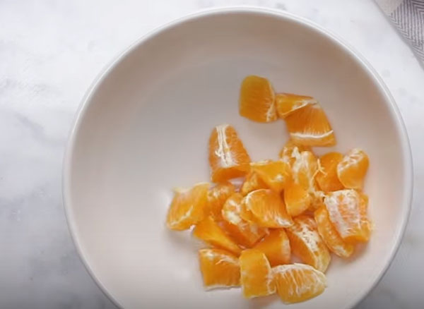 Измельченный мандарин