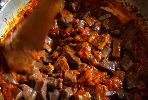 Перемешивание ингредиентов