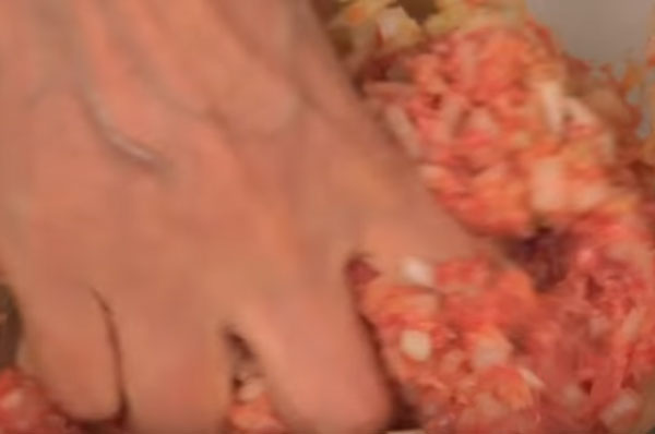 Вымешивание ингредиентов