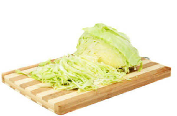 частично нашинкованная белокачанная капуста