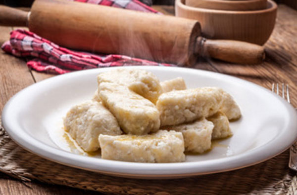 Готовые ленивые вареники с творогом