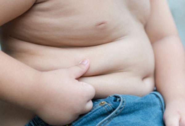 Мальчик с явными признаками ожирения