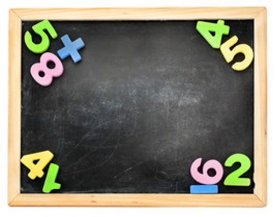 Доска с магнитными цифрами