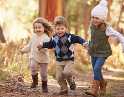 Бегущие дети